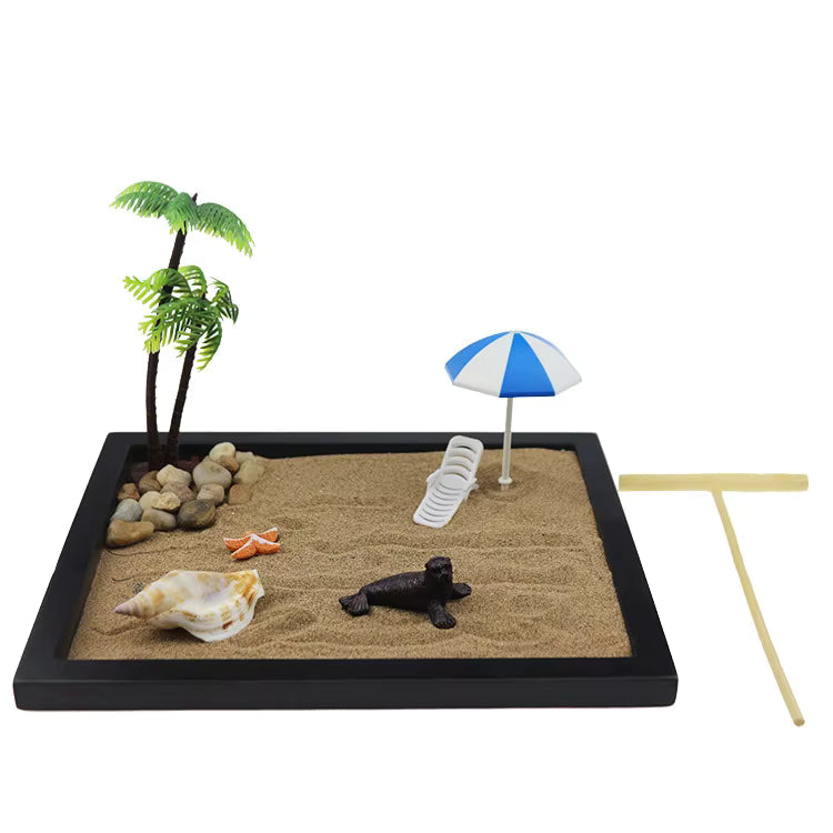 Miniature golf cart set on white background